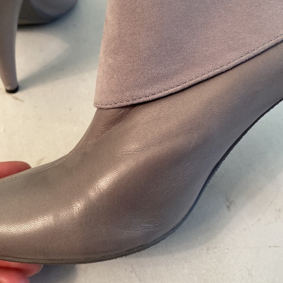 Coach Annika grey leather booties - Picture 10 of 16